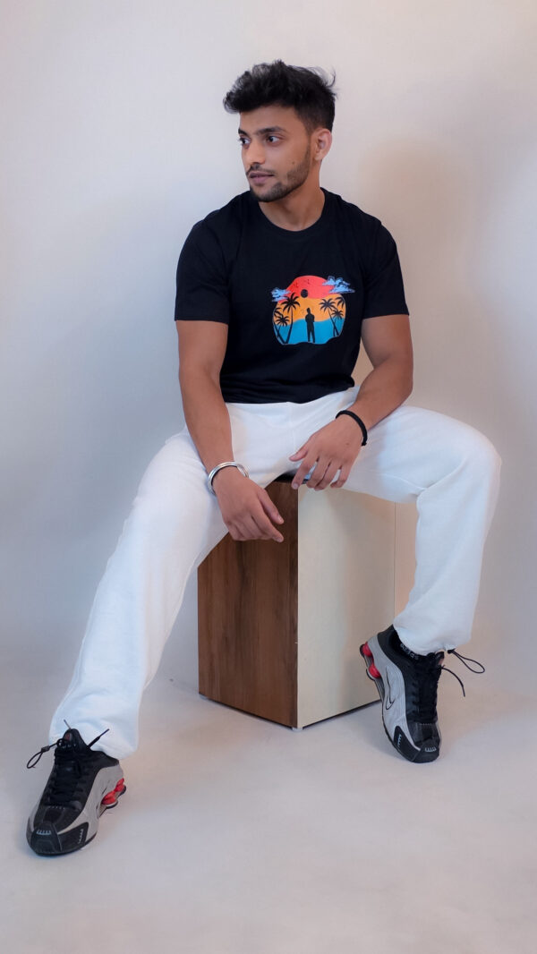 Cloud Comfort Premium Tee - Sunset Silhouette” Edition