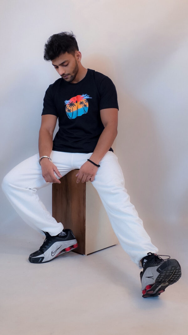 Cloud Comfort Premium Tee - Sunset Silhouette” Edition
