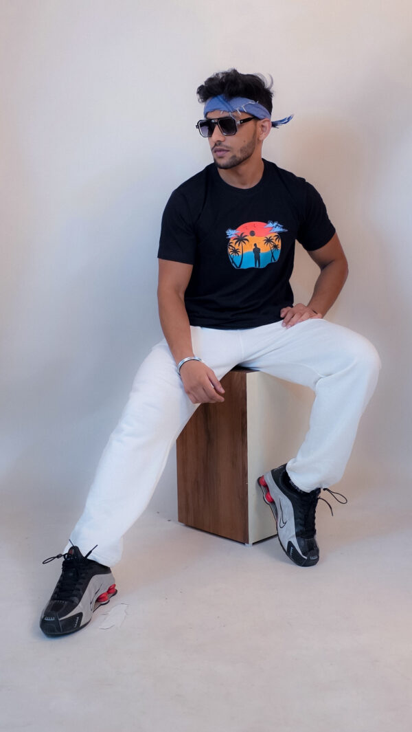 Cloud Comfort Premium Tee - Sunset Silhouette” Edition