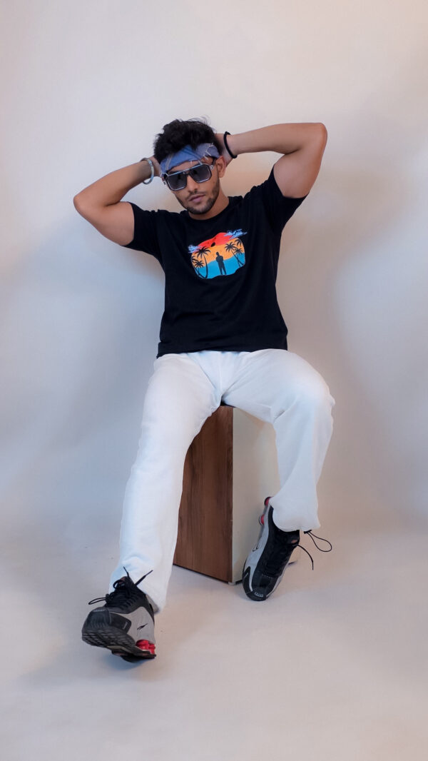 Cloud Comfort Premium Tee - Sunset Silhouette” Edition