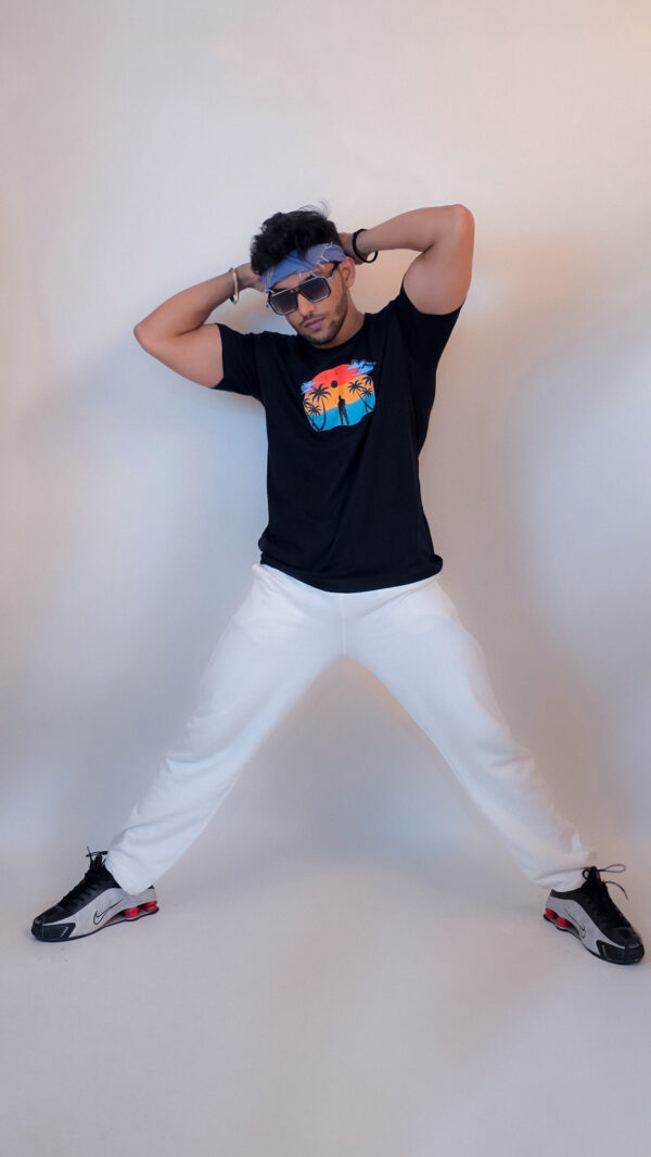 Cloud Comfort Premium Tee - Sunset Silhouette” Edition