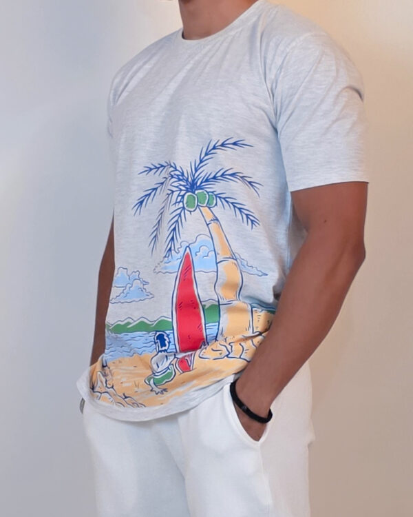 The Edgeflow Tee - Coastal Sketch